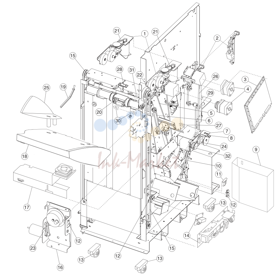 29. Assembly 31.1: High-capacity output finisher