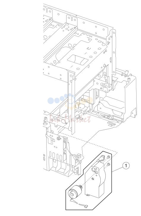 7. Assembly 19: BOR drive assembly
