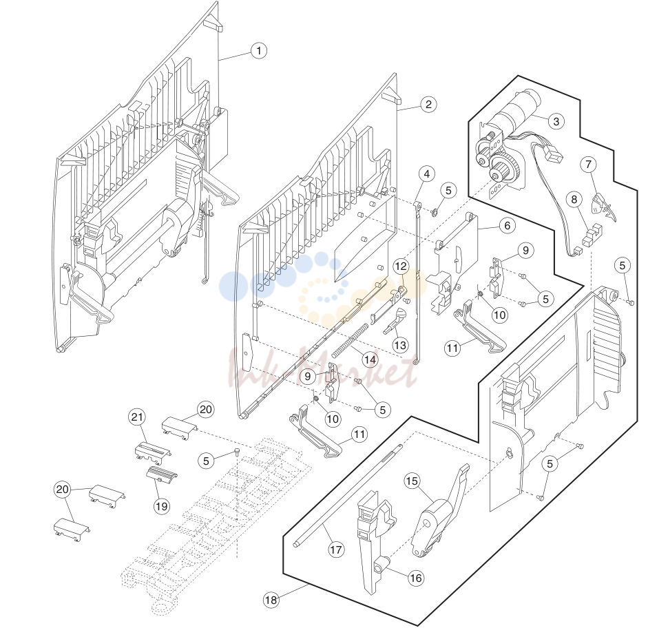 7. Assembly 12: Multipurpose feeder (MPF)