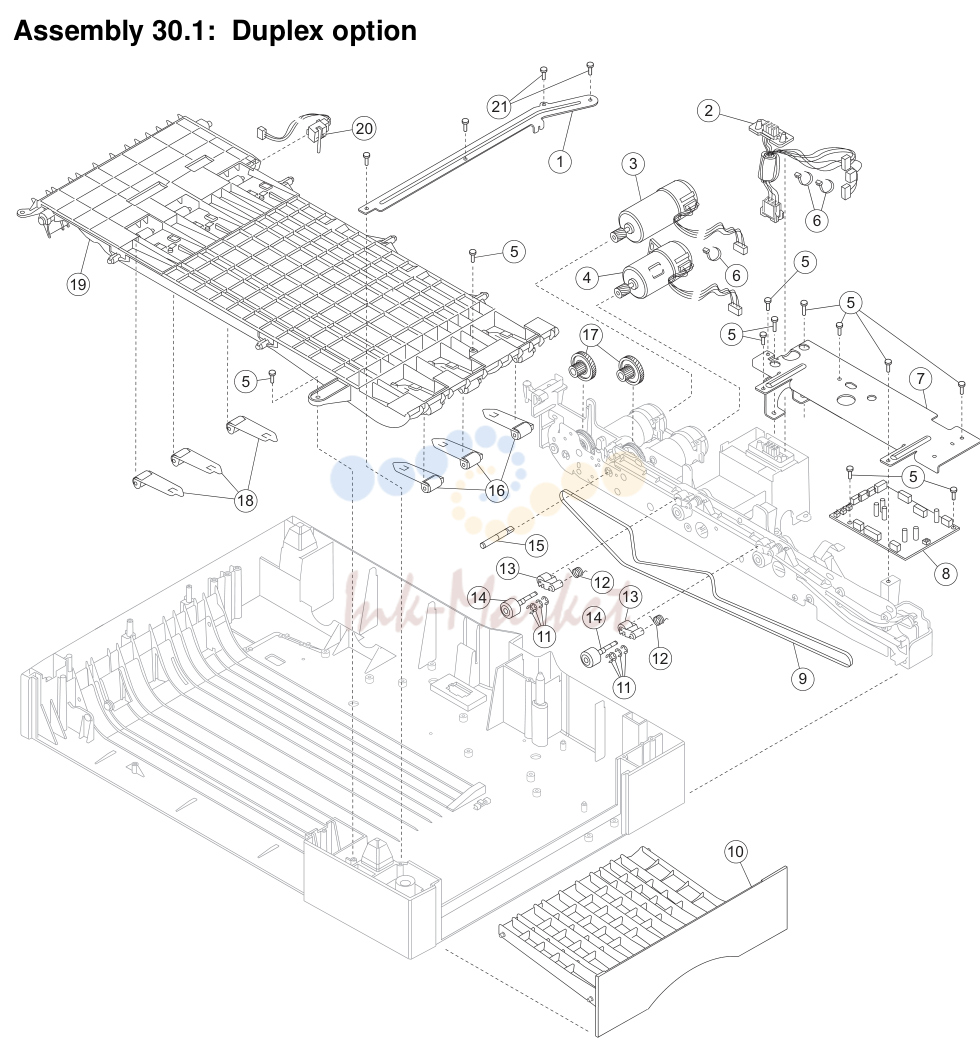 21. Assembly 30.1: Duplex option