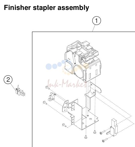 18. Assembly 16: Finisher stapler assembly