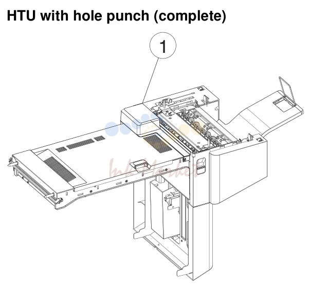 23. Assembly 25: HTU with hole punch (complete)