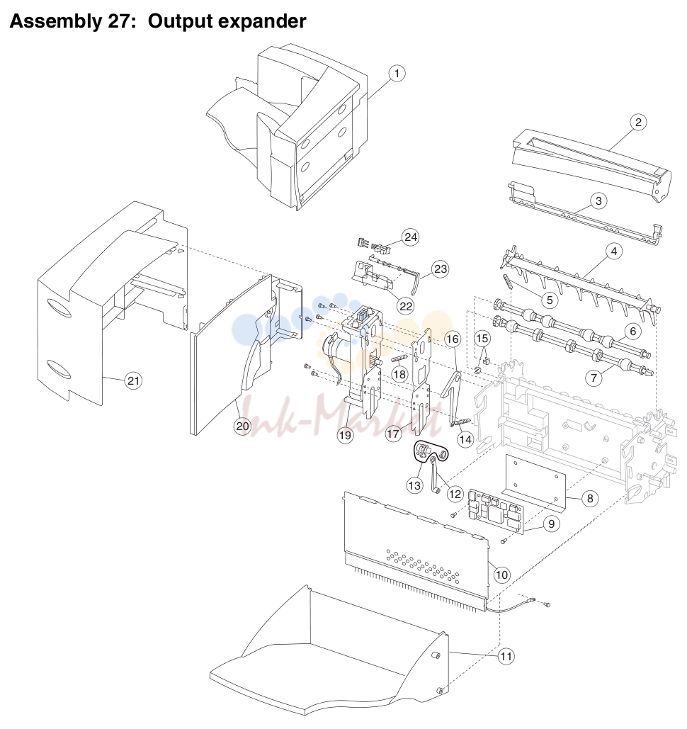 13. Assembly 27: Output expander