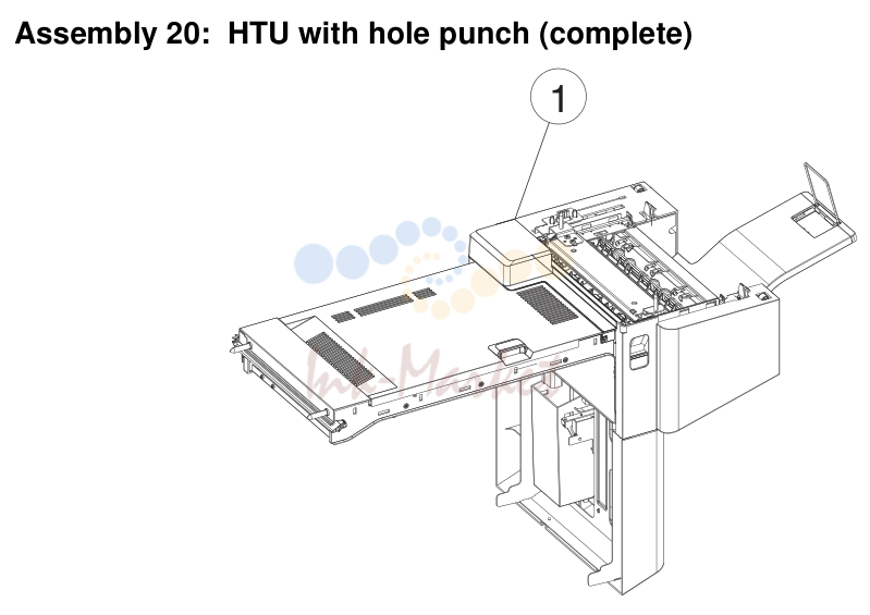 16. Assembly 20: HTU with hole punch (complete)