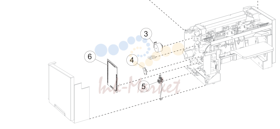 29. Assembly 32: Offset stacker option 1