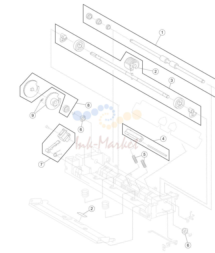 5. Assembly 7: MPF unit feed