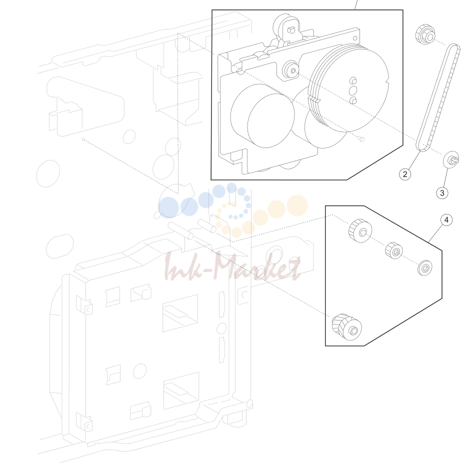 13. Assembly 15: Dual unit drive motor