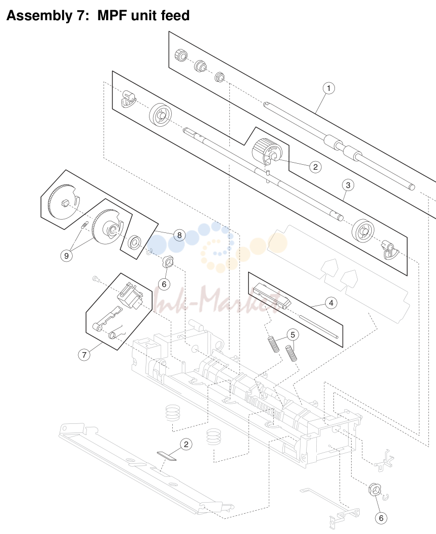 7. Assembly 7: MPF unit feed