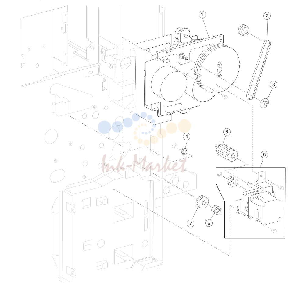 15. Assembly 15: Dual unit drive motor