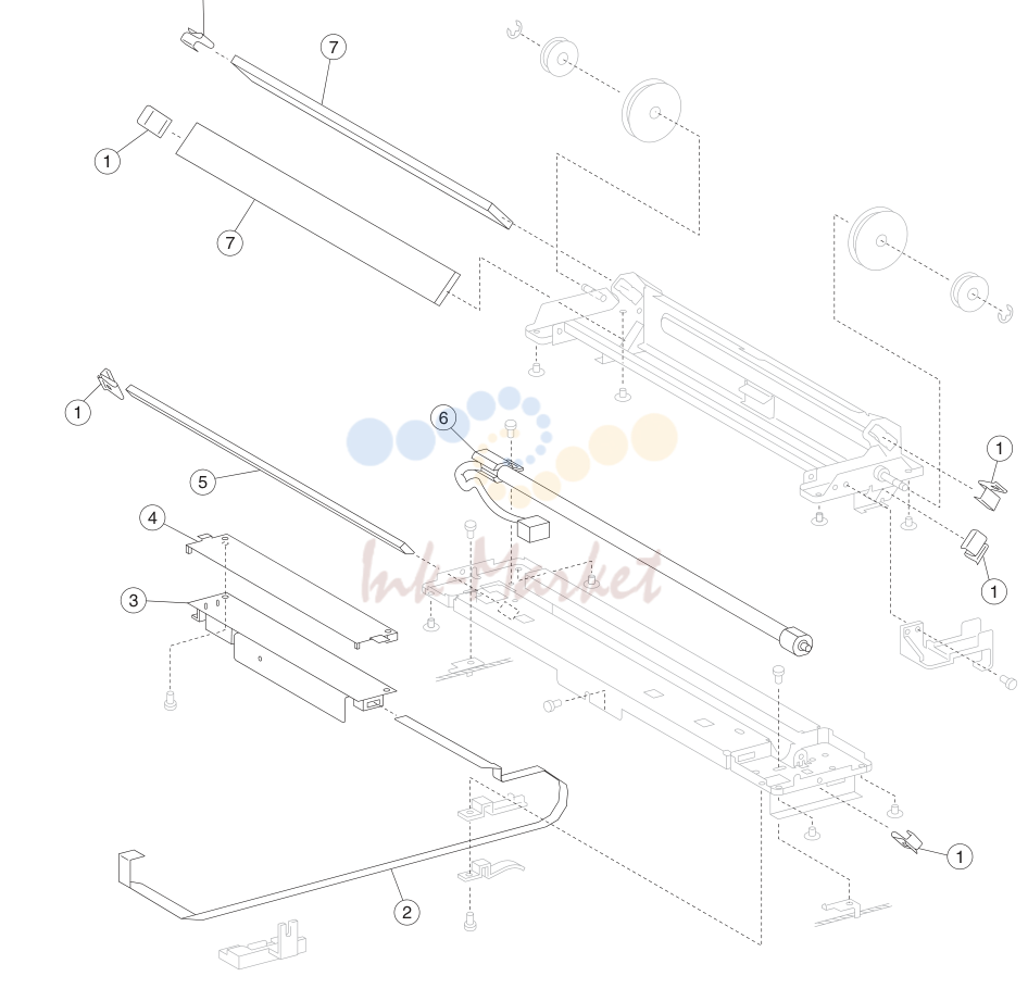 22. Assembly 21: Full/half rate carriage
