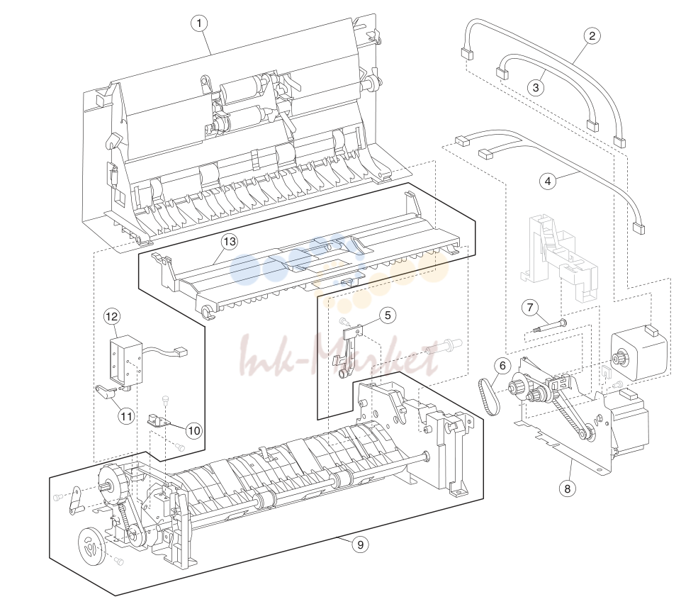 26. Assembly 25: ADF feeder