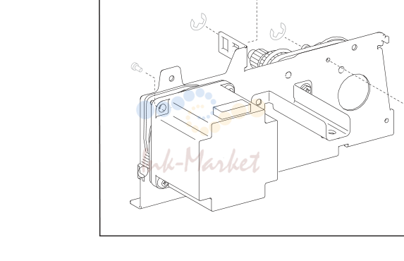30. Assembly 29: ADF motor unit
