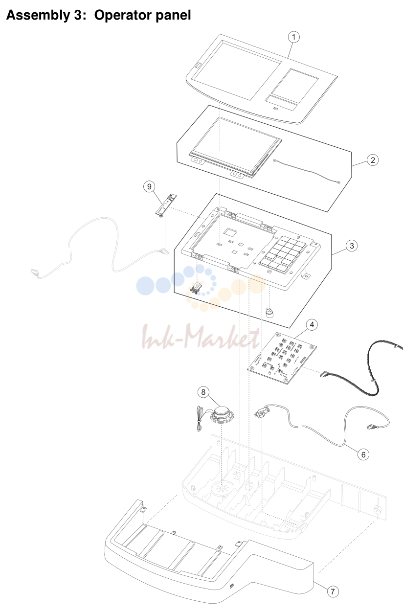 3. Assembly 3: Operator panel