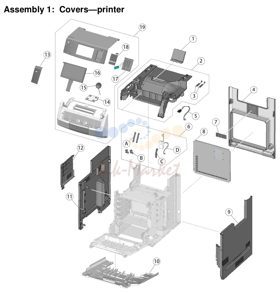 2. Assembly 1: Covers-printer