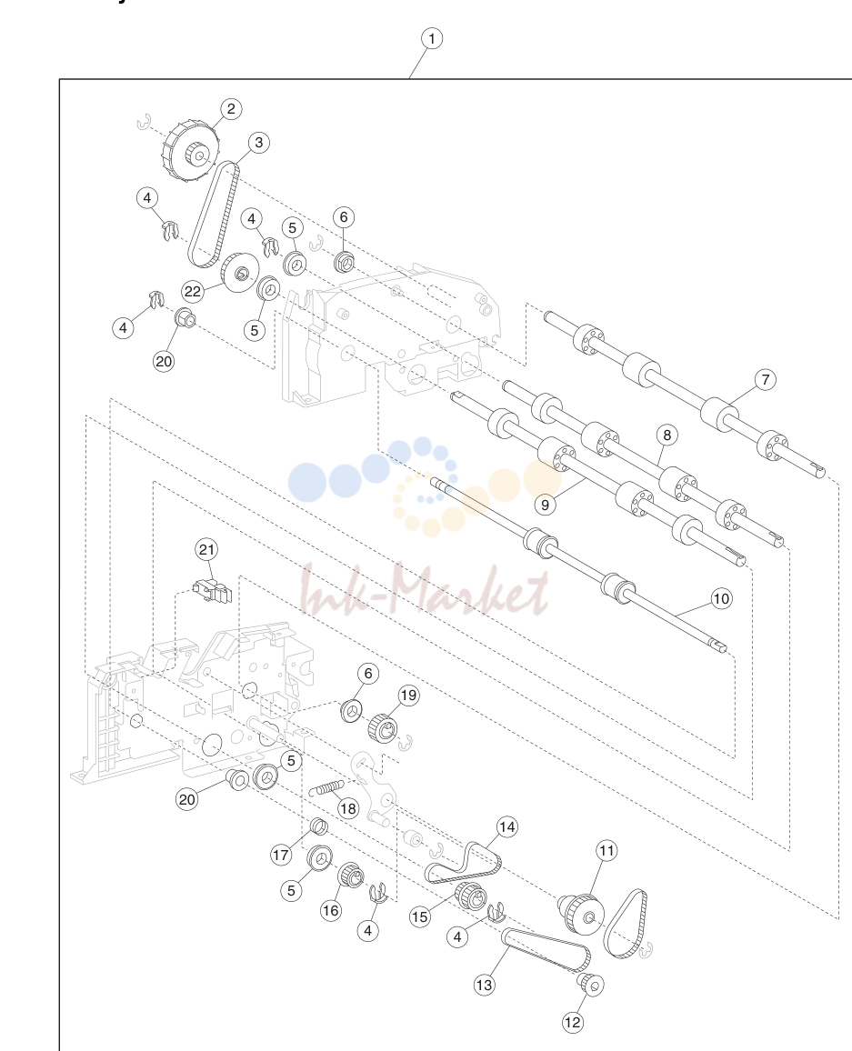 13. Assembly 39: ADF feeder roll