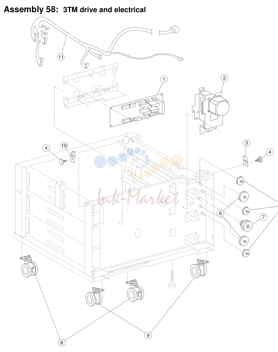 24. Assembly 58: 3TM drive and electrical
