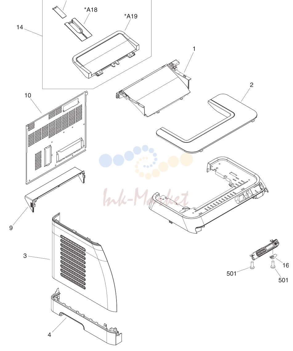 2. Figure 7-2 External panels and covers (1 of 2)
