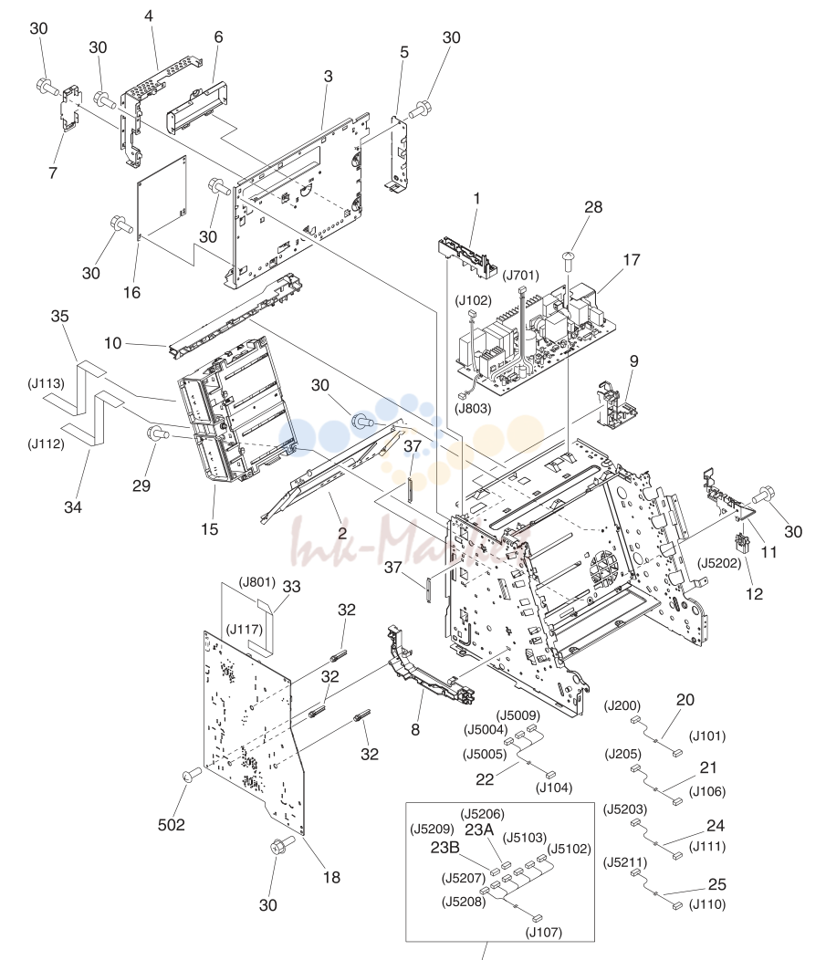 6. Figure 7-7 Internal components (3 of 3)