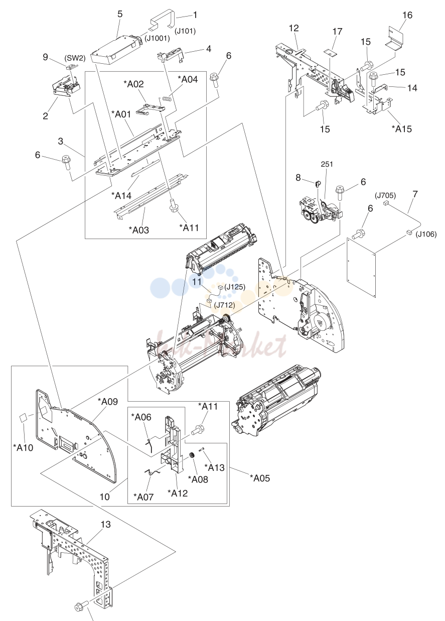7. Figure 7-7 Internal components (2 of 2)