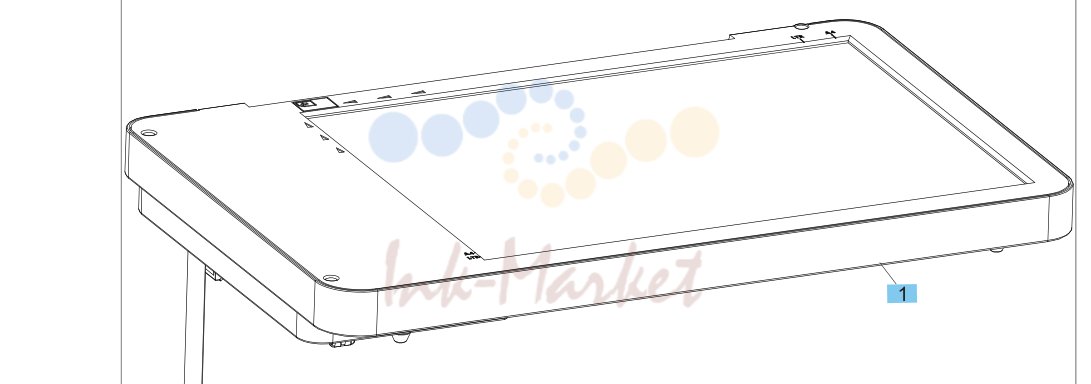 5. Scanner and document feeder components