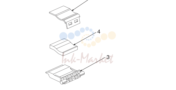 8. Separation pad assembly (ADF)