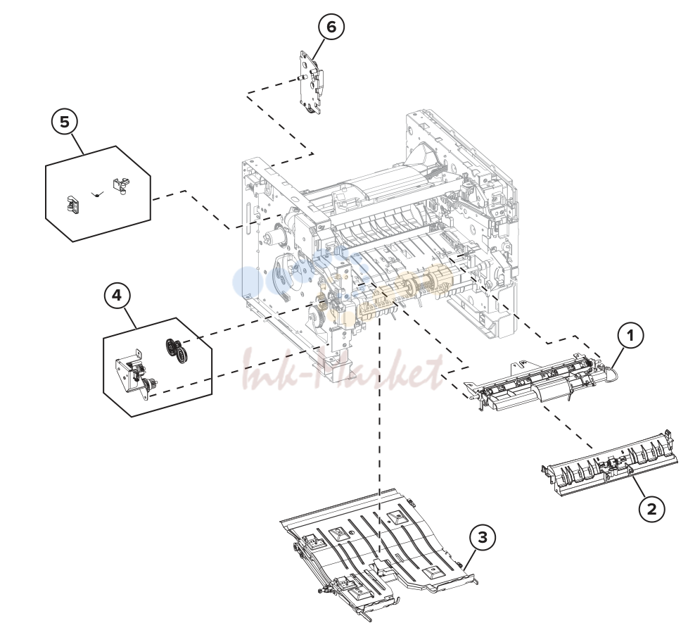 8. Assembly 8: Paper transport 1