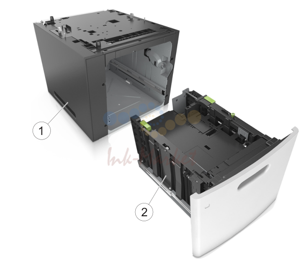 13. Assembly 13: High capacity input tray option 1
