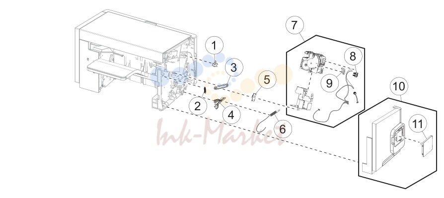 24. Assembly 25: Staple finisher option 2