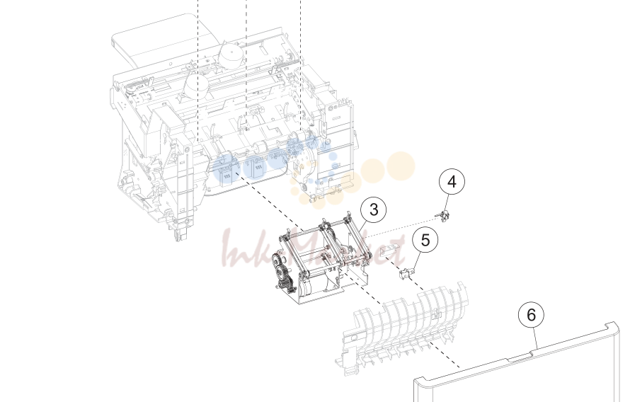 26. Assembly 27: Staple finisher option 4