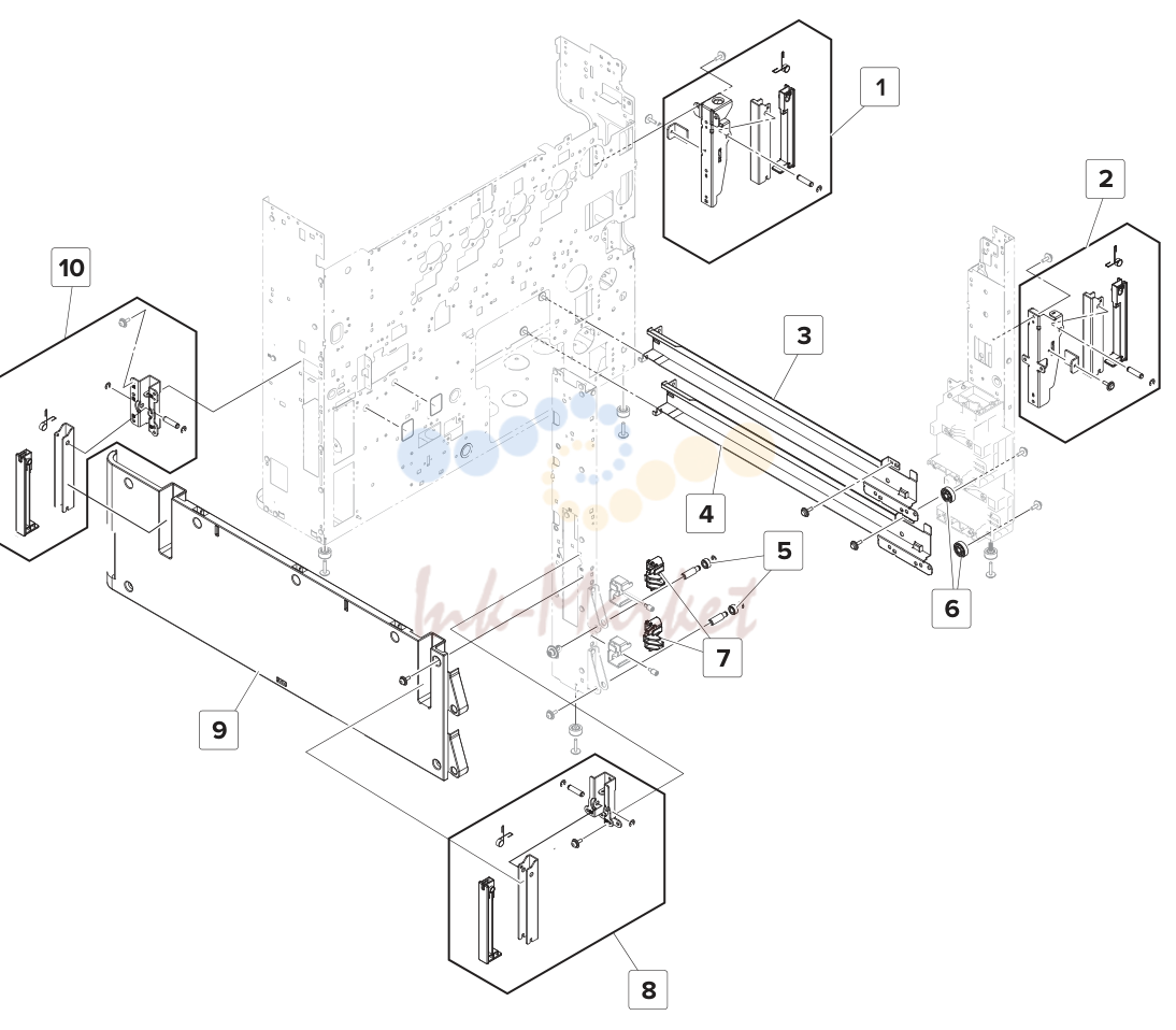 16. Assembly 18: Tray rail