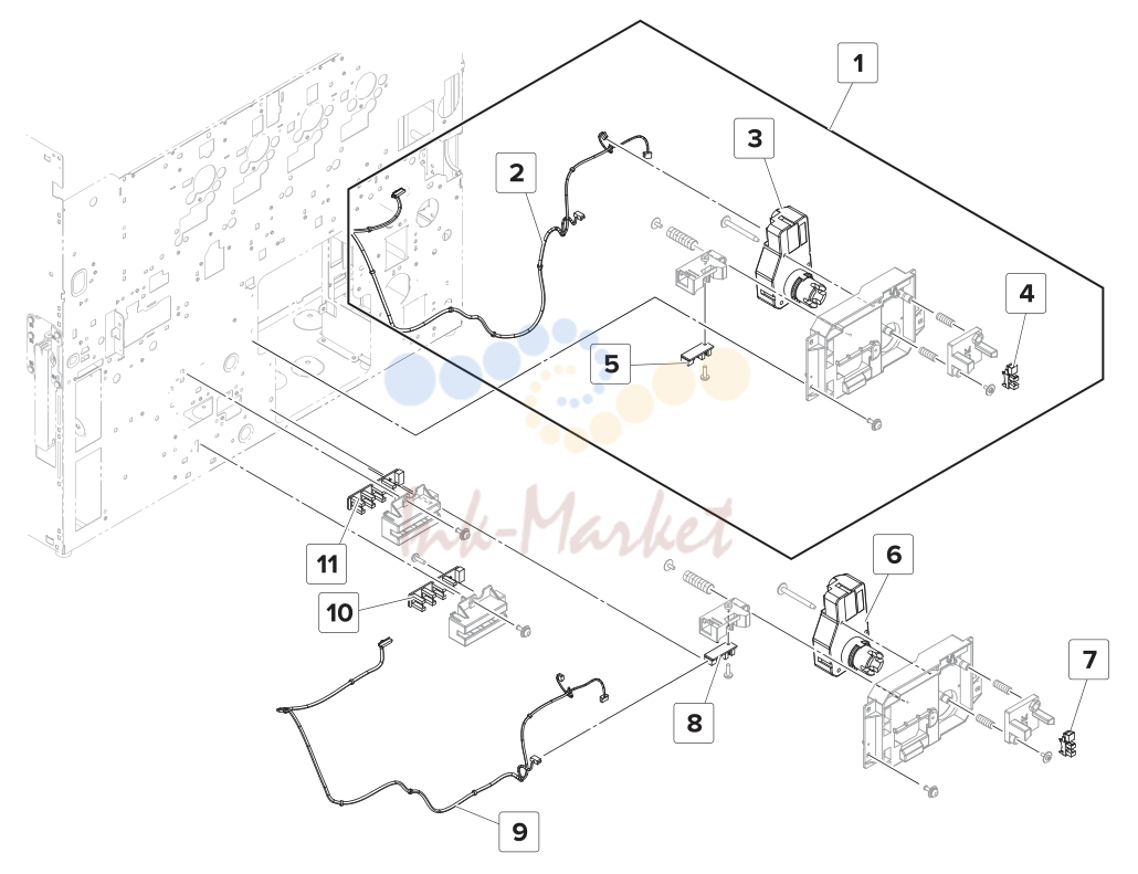 17. Assembly 19: Tray paper detection