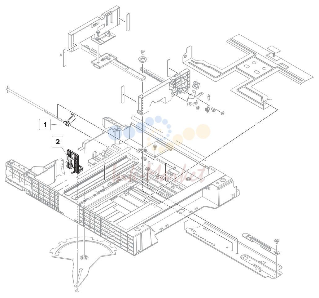 19. Assembly 21: Tray insert 2