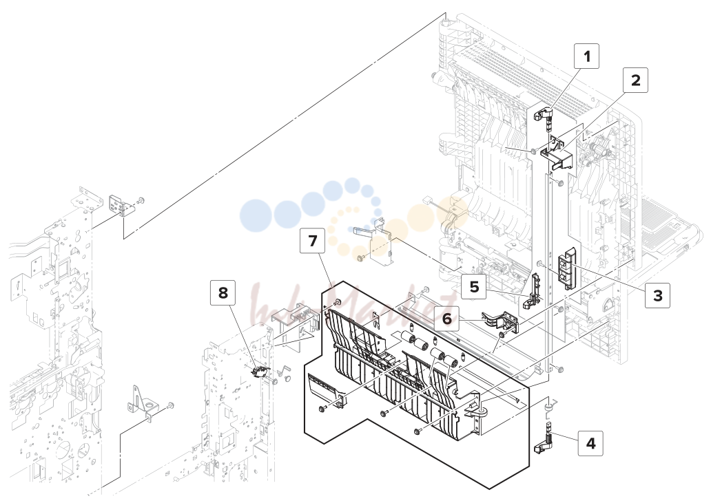 23. Assembly 26: Right door transport