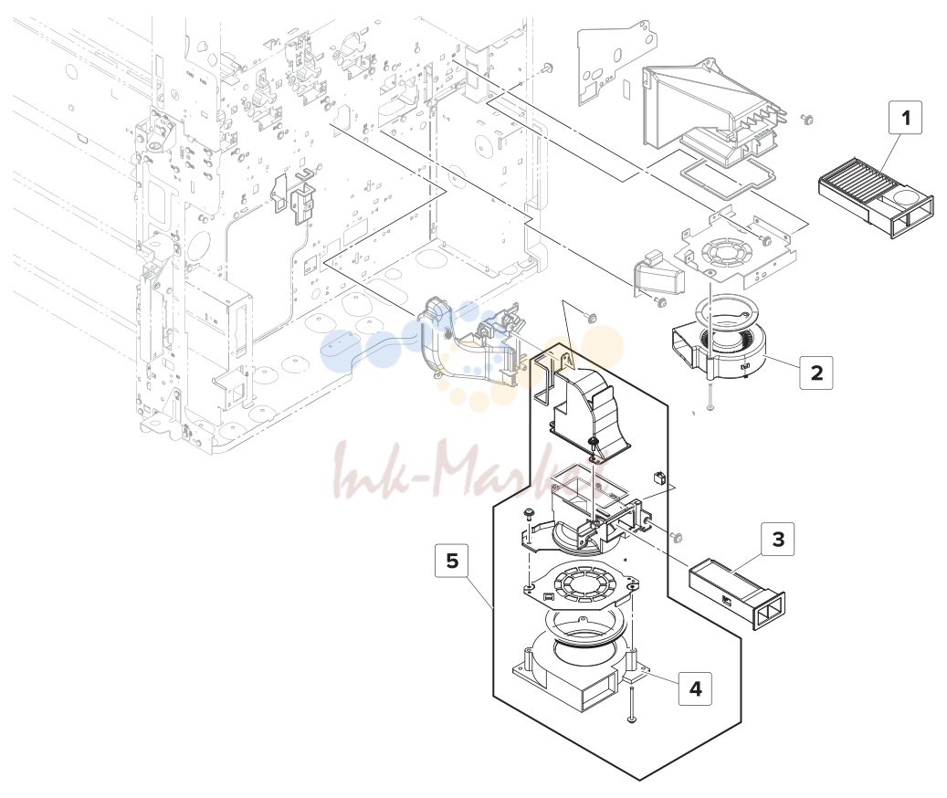 33. Assembly 38: Ozone duct