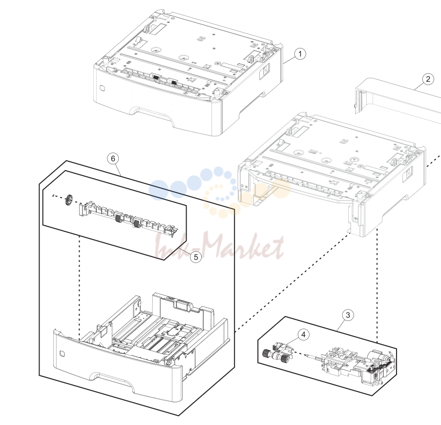 8. Assembly 8: Option trays