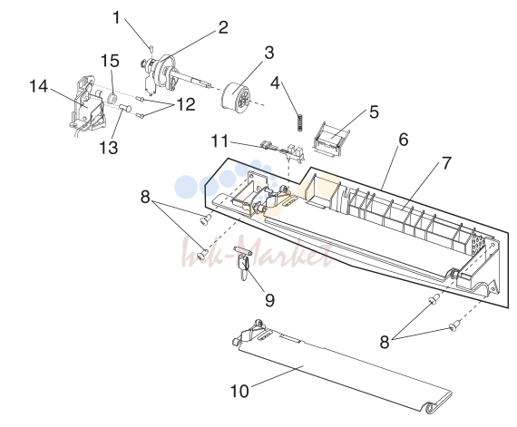 6. Assembly 5: Paper Feed - Multipurpose Unit