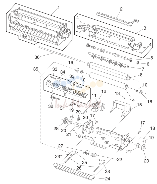 12. Assembly 11: Hot Roll Fuser