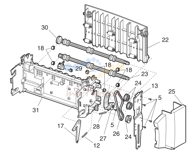 32. Assembly 18: Output Expander (continued)