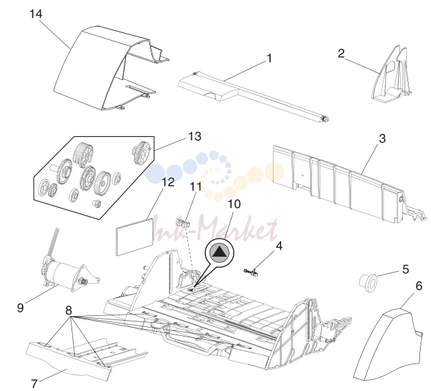 34. Assembly 19: Envelope Feeder (continued)