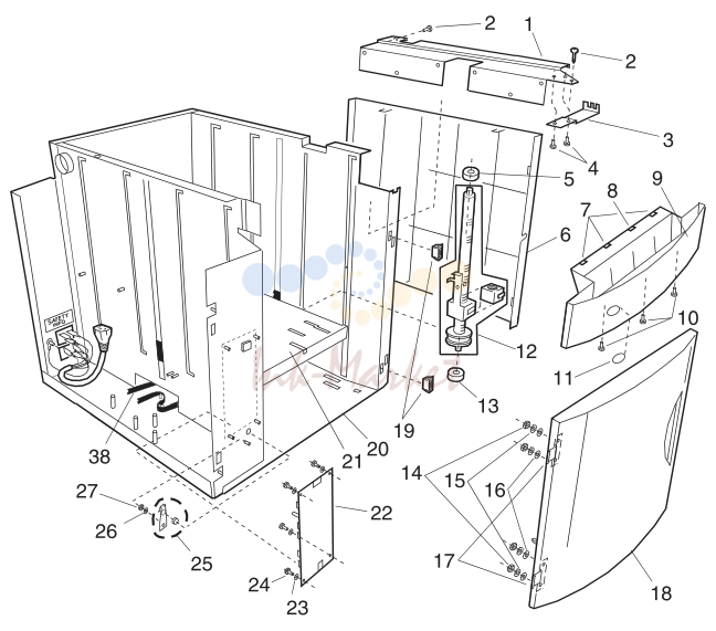 36. Assembly 20: High-Capacity Feeder (continued)