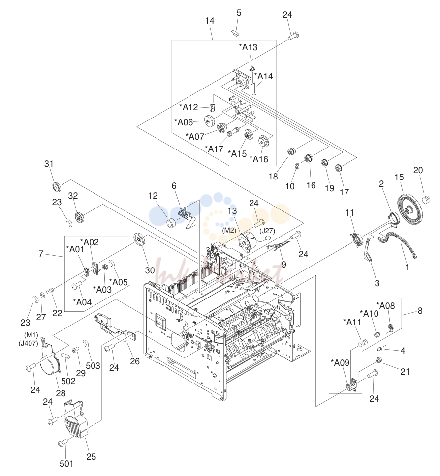 3. Figure 7-3 Internal components (2 of 6)