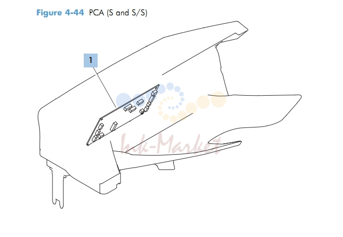 PCS Stapler Stacker M601 M602 M603 HP Laser Printer Diagrams