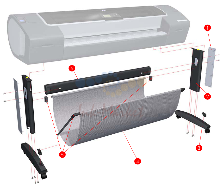 2. Parts and Diagrams - Printer Support