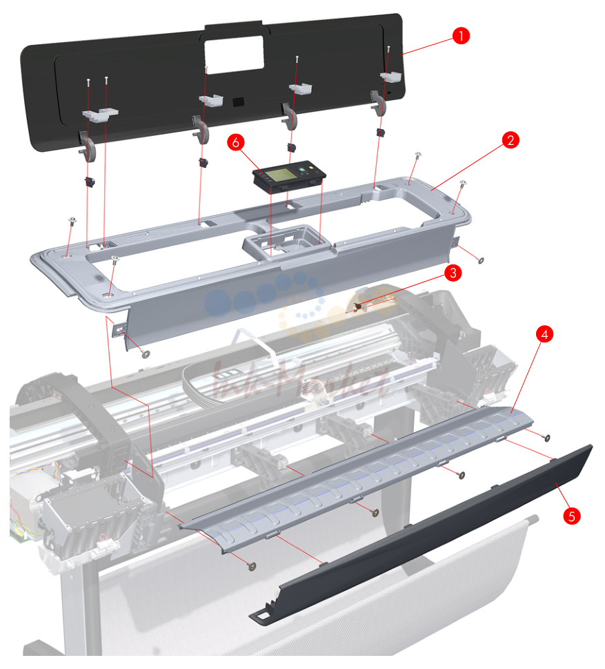 3. Parts and Diagrams - Center Covers (Front)