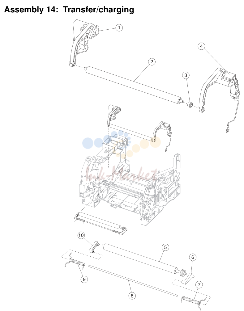 11. Assembly 14: Transfer/charging