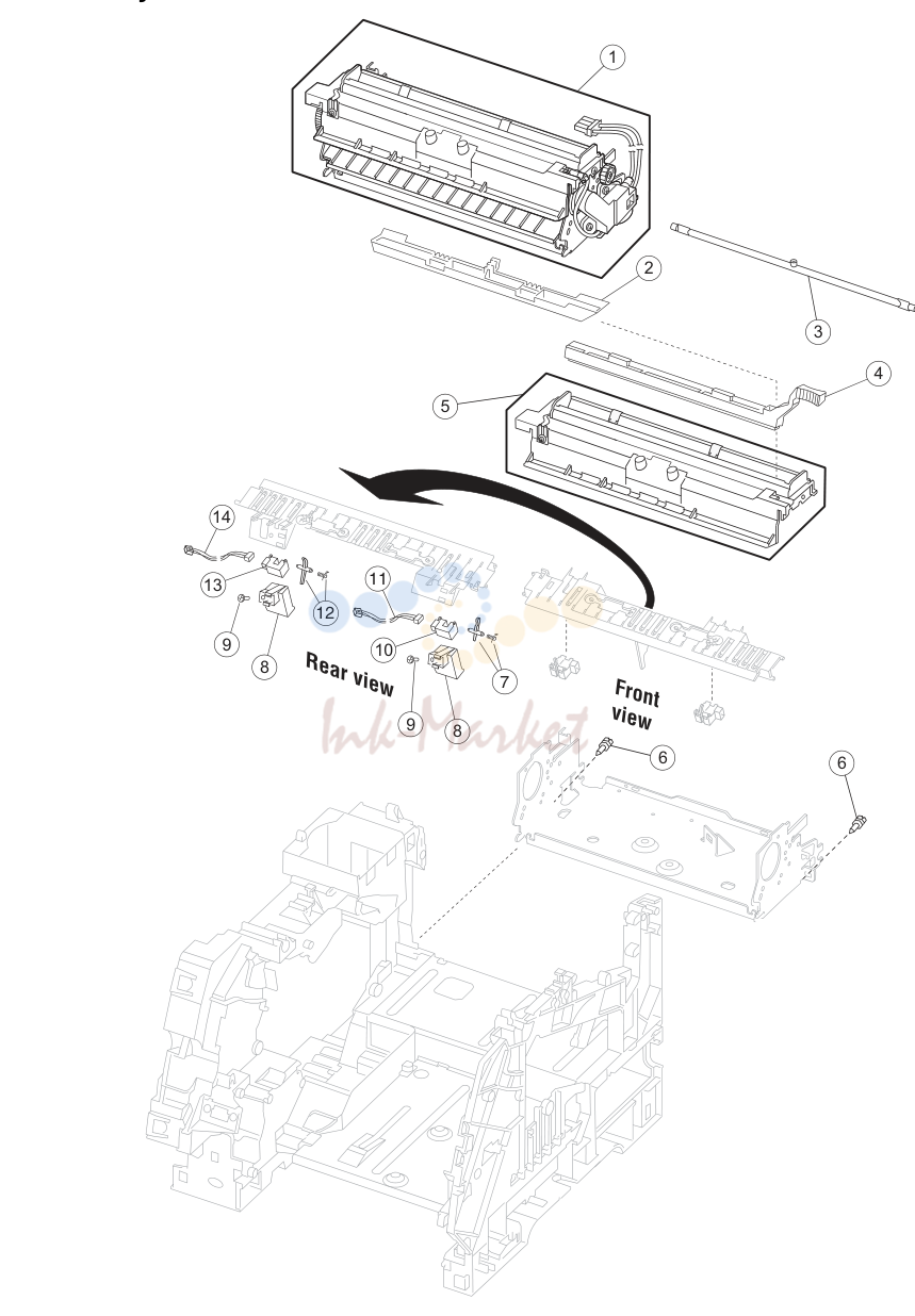 12. Assembly 12: Hot roll fuser