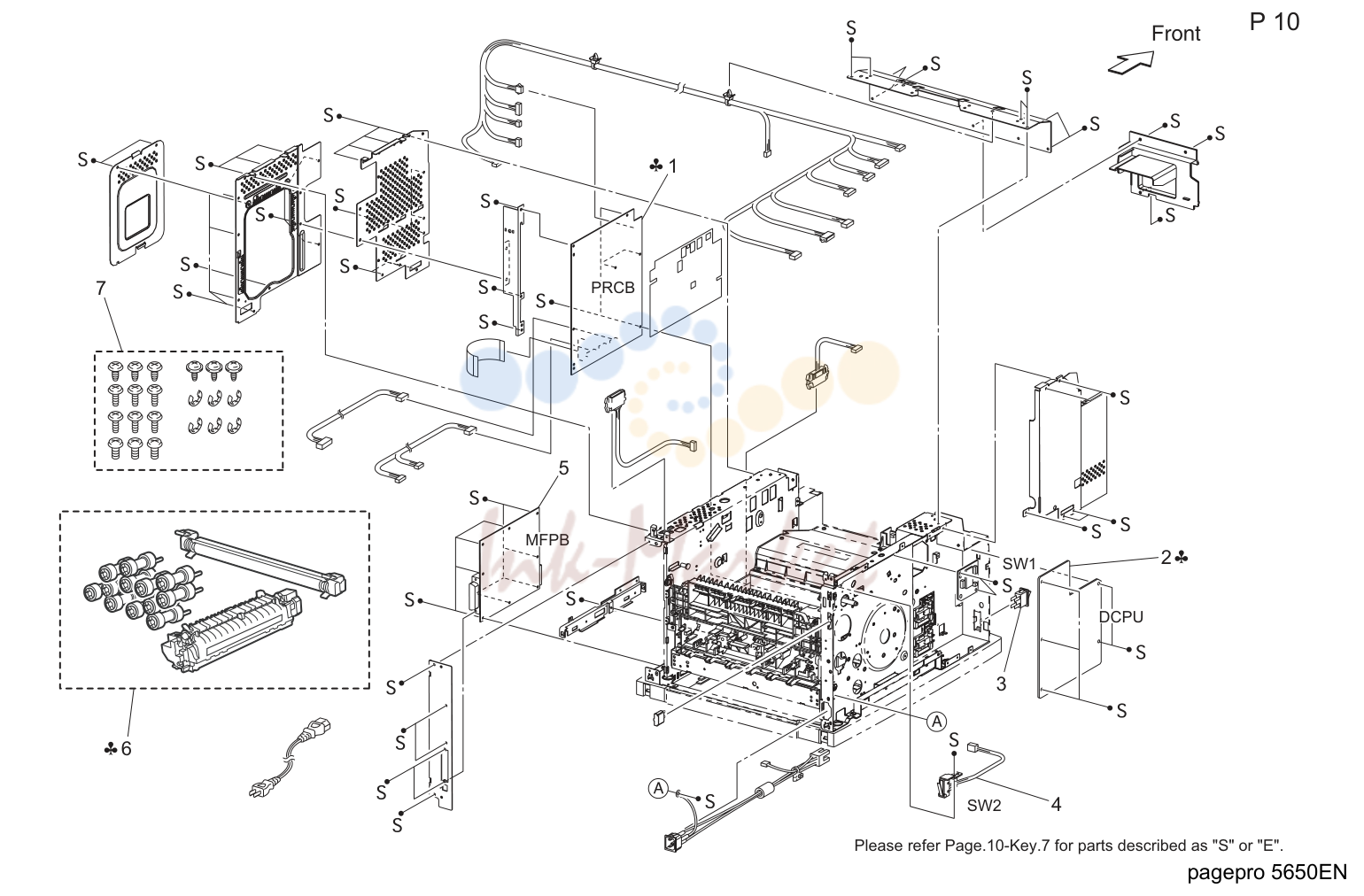 Electrical components (P10)