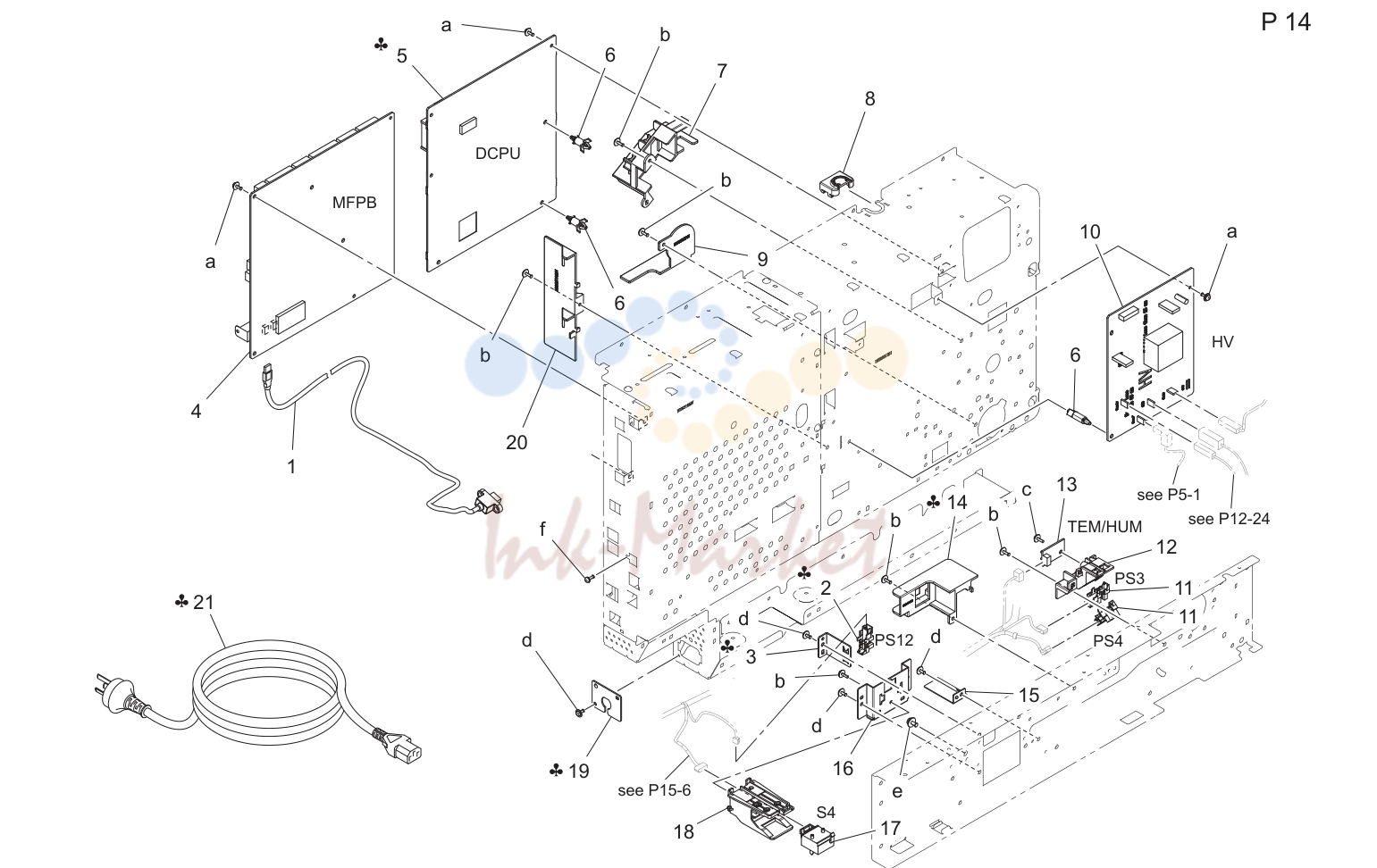 Electrical components (P14)