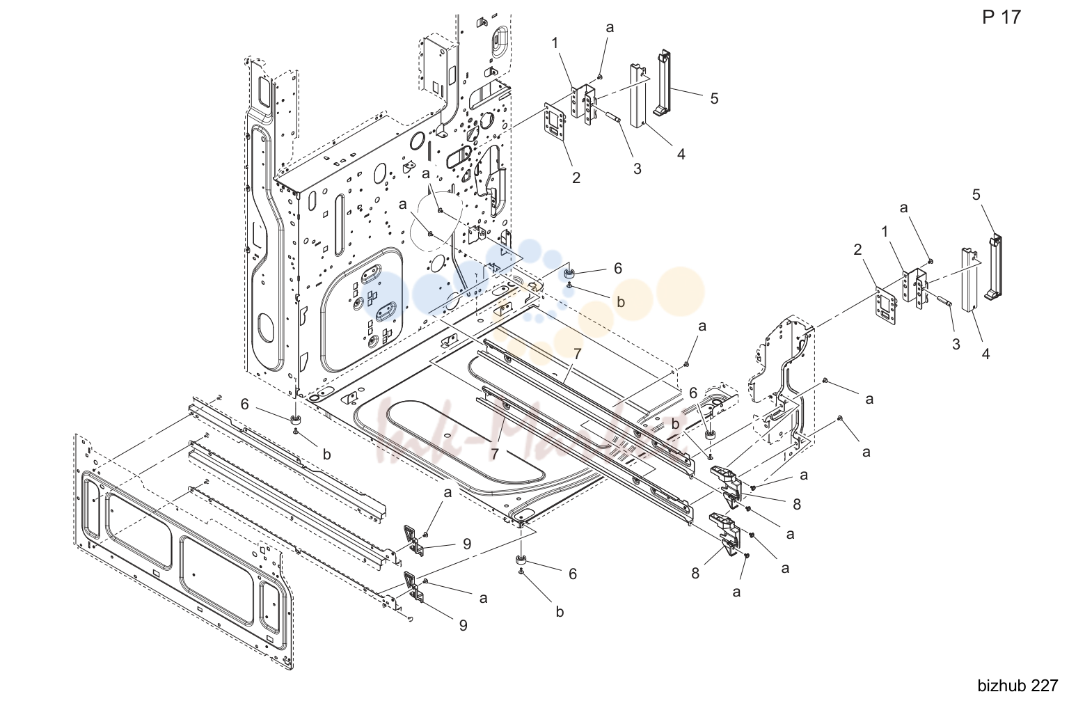 Cassette rail секция (P17)