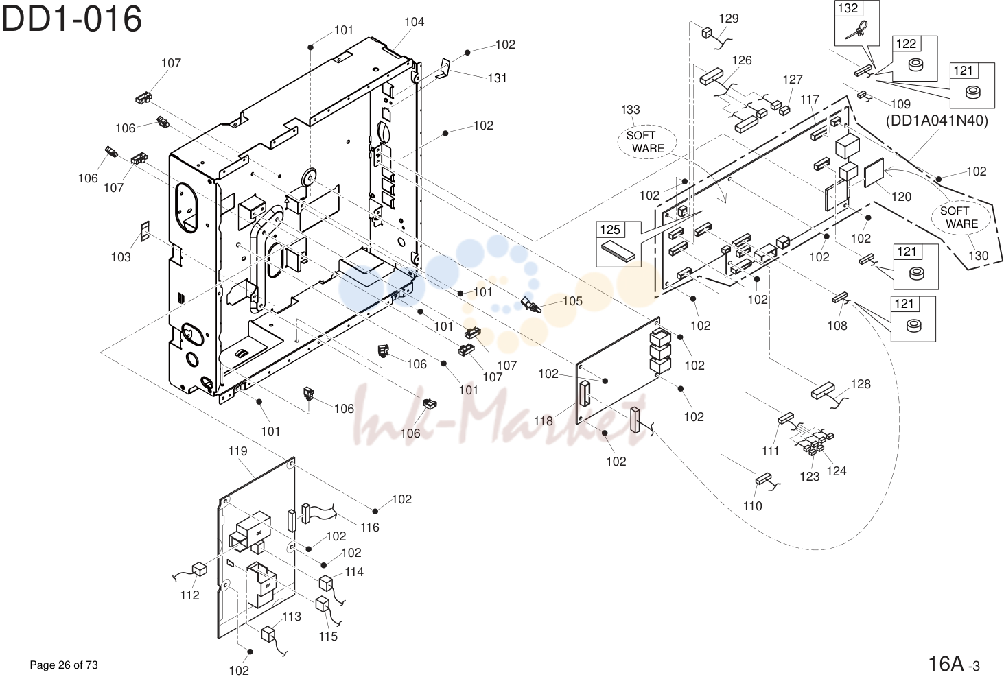 Printer pcb main